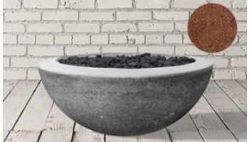 Prism Hardscapes Moderno 2 Fire Pit Bowl | Natural Gas | Ultra White | PH-401-5NG