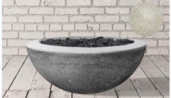 Prism Hardscapes Moderno 2 Fire Pit Bowl | Natural Gas | Ultra White | PH-401-5NG