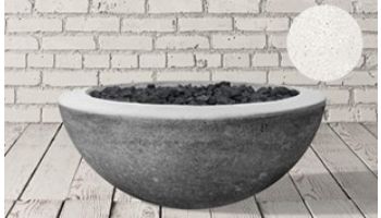Prism Hardscapes Moderno 2 Fire Pit Bowl | Natural Gas | Ultra White | PH-401-5NG
