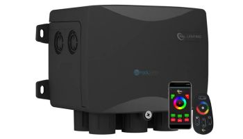 PAL Lighting Multi-Color Dual Zone Remote + Wi-Fi Control Transformer | 65W 24V DC | 64-PCR-2ZW-65
