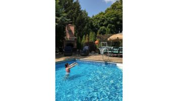 Global Pool Products X2 Basketball Set | 17.5" Anchor Spacing | Dual Pole with Net & Ball | Silver Vein Frame | No Anchors | GPP-X2BB-SV