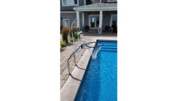 Global Pool Products X2 Basketball Set | 17.5" Anchor Spacing | Dual Pole with Net & Ball | Silver Vein Frame | No Anchors | GPP-X2BB-SV