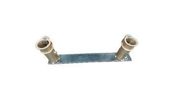 Global Pool Products 6_quot; Double Socket Anchor Set of 2 _ Universal Anchor Plate | GPP-X2BB-ANC-K