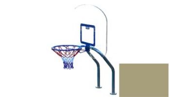 Global Pool Products X2 Basketball Set | 17.5" Anchor Spacing | Dual Pole with Net & Ball | Sand Frame | No Anchors | GPP-X2BB-SD