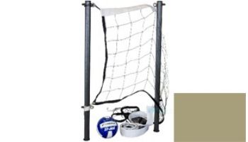 Global Pool Products Volleyball Set | 16' Net & Ball | Sand Poles | No Anchors | GPPOTE-VBS16-SD