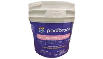 Pool Brand 3_quot; Trichlor Wrap Tabs | 25 lbs | CLC12002133