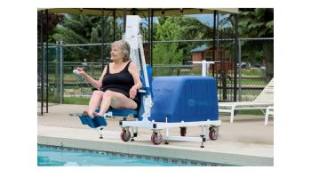 Aqua Creek Mighty Voyager Designer Series Pool Lift | Portable | Blue | F-VGRPL