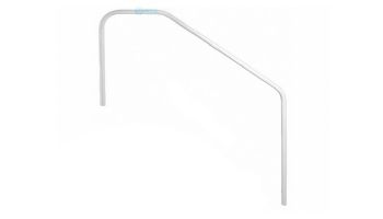 Saftron Deck To Pool Mounted 3-Bend Handrail | .25" Thickness 1.90" OD | 78"W x 34"H | White | DTP-378-W