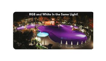 J&J Electronics ColorSplash LXG-W Series RGB + White LED Pool Lamp | 12V | LPL-P2-RGBW-12