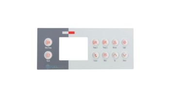 Gecko Overlay for TSC-4 or K-4, 10 Keys | Rectangular | 9916-100761