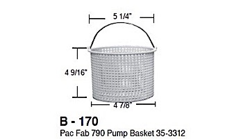 Aladdin Basket for Pac Fab 790 Pump 35-3312 | B-170