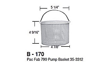 Aladdin Basket for Pac Fab 790 Pump 35-3312 | B-170