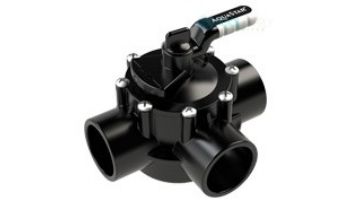 AquaStar FlowStar 3-Way Valve with Rubber Handle | 1.5_quot; x 2_quot; | AV3W15C