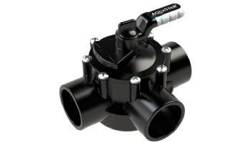 AquaStar FlowStar 3-Way Valve with Rubber Handle | 2" x 2.5" | AV3W20C