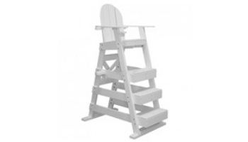 Tailwind Furniture 3-Step Lifeguard Chair | 50" Seat | White | LG515W