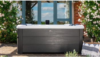 MSpa Frame Series Oslo Inflatable Bubble & Jet Spa | Luxury Wood-Like Finish | 6-Person | F-OS063W