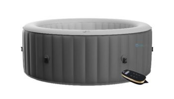 MSpa Lite Series Pepple Inflatable Round Bubble Spa | 4-Person | LR042-GR