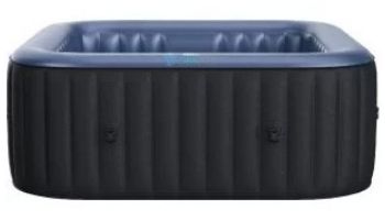 MSpa Comfort Series Tekapo Inflatable Square Bubble Spa | Metallic Blue Liner | 6-Person | D-TE06 C-TE062