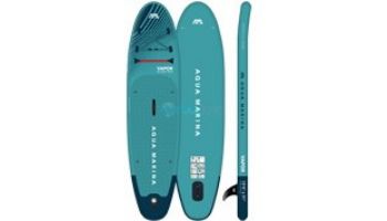 Aqua Marina All-Around iSUP | Aluminum Sports III Paddle with Safety Leash | Breeze - Silver Tree | 9' 10" x 30" | BT-23BRP