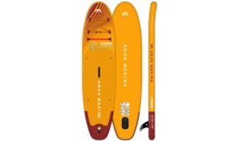 Aqua Marina All-Around iSUP | Aluminum Sports III Paddle with Safety Leash | Fusion - Before Sunset | 10_#39; 10_quot; x 32_quot; | BT-23FUP