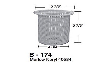 Aladdin Basket for Marlow Noryl 40584 | B-174