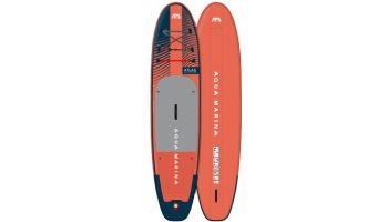 Aqua Marina All-Around Advanced iSUP | Carbon / Fiberglass Hybrid Pastel Paddle and Coil Leash | Atlas - Sky Glider | 12' x 34" | BT-23ATP