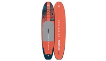 Aqua Marina All-Around Advanced iSUP | Carbon / Fiberglass Hybrid Pastel Paddle and Coil Leash | Beast - Aqua Splash | 10' 6" x 32" | BT-23BEP