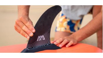Aqua Marina All-Around Advanced iSUP | Carbon / Fiberglass Hybrid Pastel Paddle and Coil Leash | Atlas - Sky Glider | 12' x 34" | BT-23ATP