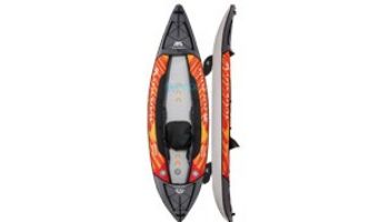 Aqua Marina Memba-330 Touring Inflatable Kayak | Paddle Included | 1-Person | 10_#39; 10_quot; x 35_quot; | ME-330