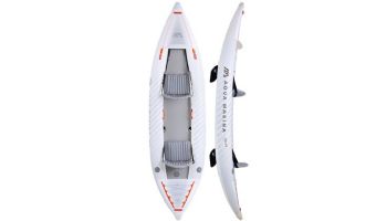 Aqua Marina Halve Ultra-Light Inflatable Packayak | Paddle Not Included | 2-Person | 13' 1" x 39" | HA-398