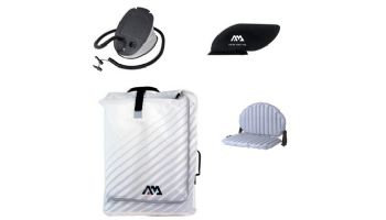 Aqua Marina Halve Ultra-Light Inflatable Packayak | Paddle Not Included | 2-Person | 13' 1" x 39" | HA-398