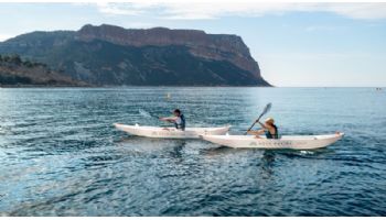 Aqua Marina Halve Ultra-Light Inflatable Packayak | Paddle Not Included | 2-Person | 13' 1" x 39" | HA-398