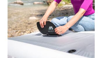Aqua Marina Halve Ultra-Light Inflatable Packayak | Paddle Not Included | 2-Person | 13' 1" x 39" | HA-398