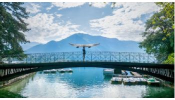Aqua Marina Halve Ultra-Light Inflatable Packayak | Paddle Not Included | 2-Person | 13' 1" x 39" | HA-398