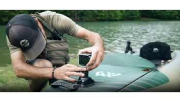 Aqua Marina Caliber Angling Inflatable Kayak | Paddle Not Included | 2-Person | 13' 1" x 39" | CA-398