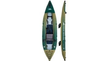 Aqua Marina Caliber Angling Inflatable Kayak | Paddle Not Included | 2-Person | 13' 1" x 39" | CA-398
