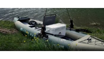 Aqua Marina Caliber Angling Inflatable Kayak | Paddle Not Included | 2-Person | 13' 1" x 39" | CA-398