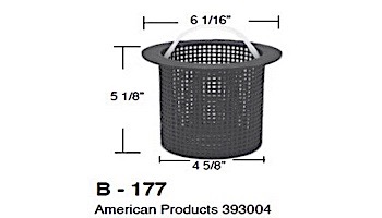 Aladdin Basket for American Products 393004 | B-177