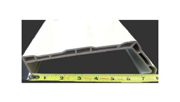 Coronado 18' x 33' Oval Above Ground Pool | White In-Wall Step | Basic Package 54" Wall | 190145