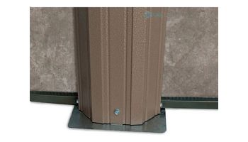 Coronado 18' x 33' Oval Above Ground Pool | White In-Wall Step | Basic Package 54" Wall | 190145