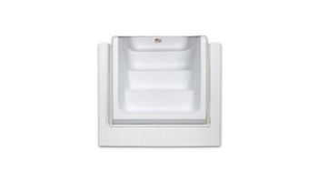 Coronado 16' x 32' Oval Above Ground Pool | Gray In-Wall Step | Basic Package 54" Wall | 190193