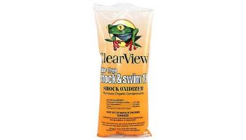 ClearView Chlor Free Shock and Swim 15 Non-Chlorine Shock | 1lb Bag 6-Pack | CVCF001-6PACK