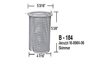 Aladdin Basket for Jacuzzi Skimmer 16-0964-06 | B-184