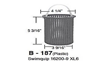 Aladdin Basket for Swimquip 16200-9 XL6 | B-187