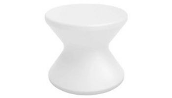 Ledge Lounger Signature Collection 14" Side Table without Umbrella Hole | White | LL-SG-ST-14NH-W
