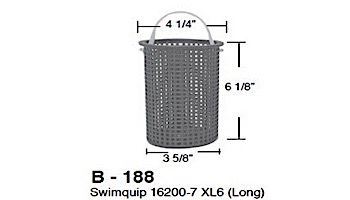 Aladdin Basket for Swimquip 16200-7 XL6 | B-188