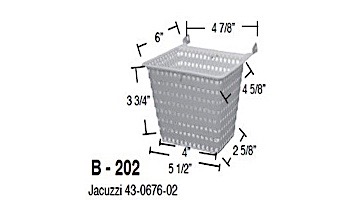 Aladdin Basket for Jacuzzi 43-0676-02 | B-202