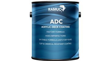 Ramuc ADC Water-Based Acrylic Deck Coating | 1-Gallon | Whisper White | 940225101