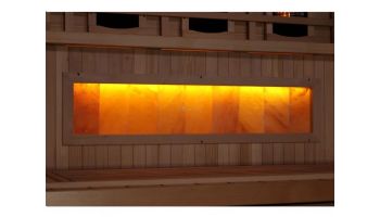 Golden Designs 4-Person Full Spectrum PureTech Near Zero EMF FAR Infrared Sauna with Himalayan Salt Bar | Hemlock | GDI-8040-03