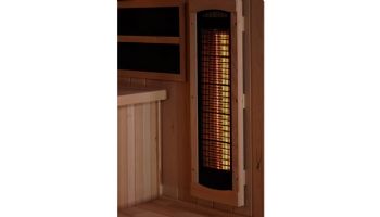 Golden Designs 4-Person Full Spectrum PureTech Near Zero EMF FAR Infrared Sauna with Himalayan Salt Bar | Hemlock | GDI-8040-03